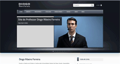 Desktop Screenshot of diogoribeiroferreira.com.br